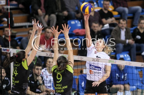  16.12.2017 RZESZOW <br />SIATKOWKA LIGA SIATKOWKI KOBIET LSK 2017/2018 WOMEN VOLLEYBALL POLAND POLISH LEAGUE <br />MECZ DEVELOPRES SKYRES RZESZOW - POLI BUDOWLANI TORUN<br />N/Z ADELA HELIC <br /> 