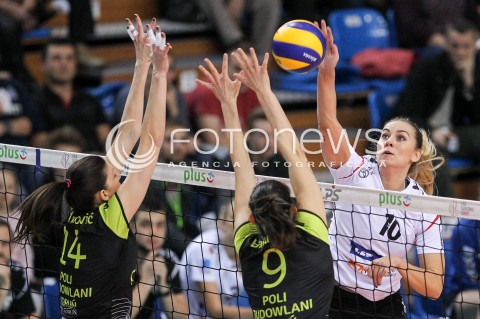  16.12.2017 RZESZOW <br />SIATKOWKA LIGA SIATKOWKI KOBIET LSK 2017/2018 WOMEN VOLLEYBALL POLAND POLISH LEAGUE <br />MECZ DEVELOPRES SKYRES RZESZOW - POLI BUDOWLANI TORUN<br />N/Z ADELA HELIC <br /> 