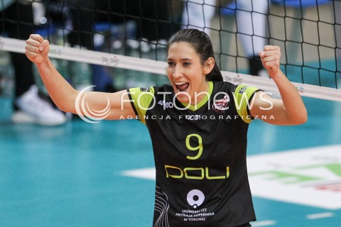  16.12.2017 RZESZOW <br />SIATKOWKA LIGA SIATKOWKI KOBIET LSK 2017/2018 WOMEN VOLLEYBALL POLAND POLISH LEAGUE <br />MECZ DEVELOPRES SKYRES RZESZOW - POLI BUDOWLANI TORUN<br />N/Z IZABELA BALUCKA SYLWETKA RADOSC EMOCJE <br /> 