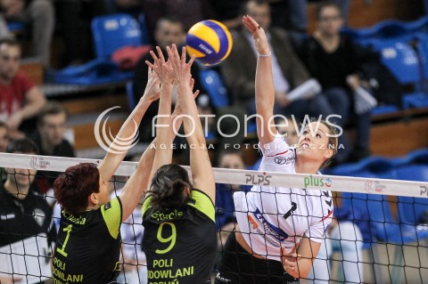  16.12.2017 RZESZOW <br />SIATKOWKA LIGA SIATKOWKI KOBIET LSK 2017/2018 WOMEN VOLLEYBALL POLAND POLISH LEAGUE <br />MECZ DEVELOPRES SKYRES RZESZOW - POLI BUDOWLANI TORUN<br />N/Z HELENE ROUSSEAUX <br /> 