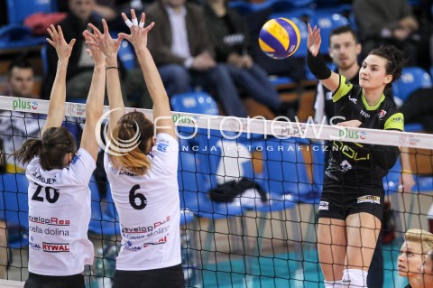  16.12.2017 RZESZOW <br />SIATKOWKA LIGA SIATKOWKI KOBIET LSK 2017/2018 WOMEN VOLLEYBALL POLAND POLISH LEAGUE <br />MECZ DEVELOPRES SKYRES RZESZOW - POLI BUDOWLANI TORUN<br />N/Z MARTA JANIK <br /> 