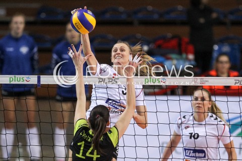  16.12.2017 RZESZOW <br />SIATKOWKA LIGA SIATKOWKI KOBIET LSK 2017/2018 WOMEN VOLLEYBALL POLAND POLISH LEAGUE <br />MECZ DEVELOPRES SKYRES RZESZOW - POLI BUDOWLANI TORUN<br />N/Z MONIKA PTAK <br /> 