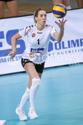  16.12.2017 RZESZOW <br />SIATKOWKA LIGA SIATKOWKI KOBIET LSK 2017/2018 WOMEN VOLLEYBALL POLAND POLISH LEAGUE <br />MECZ DEVELOPRES SKYRES RZESZOW - POLI BUDOWLANI TORUN<br />N/Z HELENE ROUSSEAUX SYLWETKA <br /> 