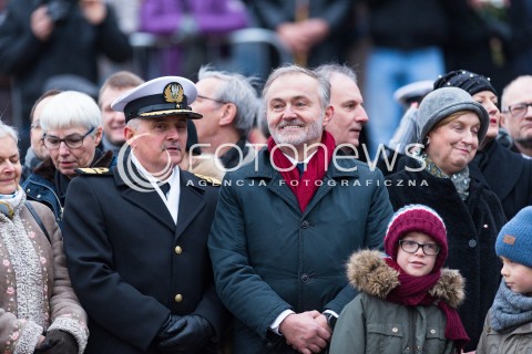  16.12.2017 GDYNIA<br />PANSTWOWY POGRZEB TRZECH KOMANDOROW OFIAR ZBRODNI KOMUNISTYCZNEJ Z UDZIALEM PREZYDENTA ANDRZEJA DUDY<br />N/Z WOJCIECH SZCZUREK<br /> 
