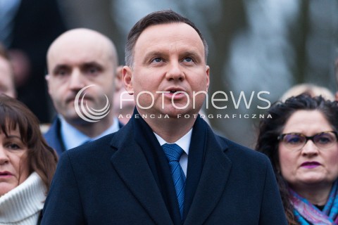  16.12.2017 GDYNIA<br />PANSTWOWY POGRZEB TRZECH KOMANDOROW OFIAR ZBRODNI KOMUNISTYCZNEJ Z UDZIALEM PREZYDENTA ANDRZEJA DUDY<br />N/Z ANDRZEJ DUDA<br /> 