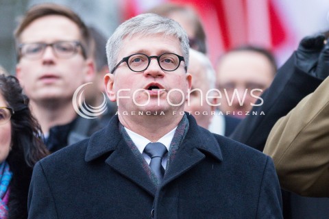  16.12.2017 GDYNIA<br />PANSTWOWY POGRZEB TRZECH KOMANDOROW OFIAR ZBRODNI KOMUNISTYCZNEJ Z UDZIALEM PREZYDENTA ANDRZEJA DUDY<br />N/Z PAWEL SOLOCH<br /> 