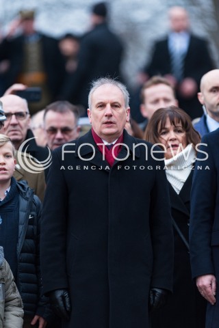  16.12.2017 GDYNIA<br />PANSTWOWY POGRZEB TRZECH KOMANDOROW OFIAR ZBRODNI KOMUNISTYCZNEJ Z UDZIALEM PREZYDENTA ANDRZEJA DUDY<br />N/Z DARIUSZ DRELICH<br /> 