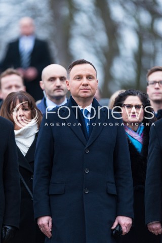  16.12.2017 GDYNIA<br />PANSTWOWY POGRZEB TRZECH KOMANDOROW OFIAR ZBRODNI KOMUNISTYCZNEJ Z UDZIALEM PREZYDENTA ANDRZEJA DUDY<br />N/Z ANDRZEJ DUDA<br /> 