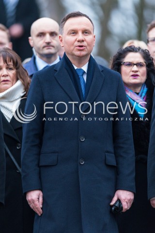  16.12.2017 GDYNIA<br />PANSTWOWY POGRZEB TRZECH KOMANDOROW OFIAR ZBRODNI KOMUNISTYCZNEJ Z UDZIALEM PREZYDENTA ANDRZEJA DUDY<br />N/Z ANDRZEJ DUDA<br /> 