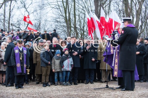  16.12.2017 GDYNIA<br />PANSTWOWY POGRZEB TRZECH KOMANDOROW OFIAR ZBRODNI KOMUNISTYCZNEJ Z UDZIALEM PREZYDENTA ANDRZEJA DUDY<br />N/Z DARIUSZ DRELICH ANDRZEJ DUDA PAWEL SOLOCH<br /> 
