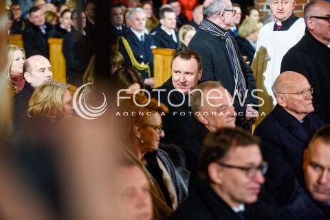  16.12.2017 GDANSK<br />MSZA SWIETA I POSWIECENIE BURSZTYNOWEGO OLTARZA OJCZYZNY W BAZYLICE SW. BRYGIDY Z UDZIALEM PREZYDENTA ANDRZEJA DUDY<br />N/Z JACEK KURSKI<br /> 