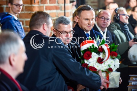  16.12.2017 GDANSK<br />MSZA SWIETA I POSWIECENIE BURSZTYNOWEGO OLTARZA OJCZYZNY W BAZYLICE SW. BRYGIDY Z UDZIALEM PREZYDENTA ANDRZEJA DUDY<br />N/Z ANDRZEJ DUDA<br /> 