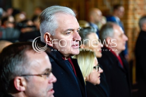  16.12.2017 GDANSK<br />MSZA SWIETA I POSWIECENIE BURSZTYNOWEGO OLTARZA OJCZYZNY W BAZYLICE SW. BRYGIDY Z UDZIALEM PREZYDENTA ANDRZEJA DUDY<br />N/Z JAROSLAW GOWIN<br /> 
