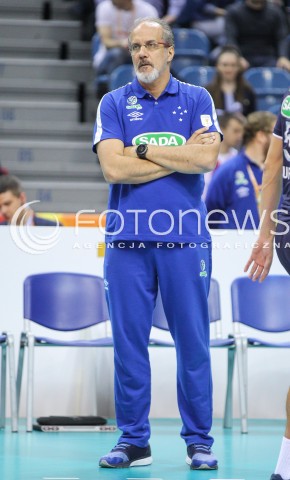  17.12.2017 KRAKOW ( TAURON ARENA ) SIATKOWKA MEZCZYZN <br />KLUBOWE MISTRZOSTWA SWIATA 2017<br />Mens Club Volleyball Championship Poland 2017<br />MECZ O 3. MIEJSCE ( 3rd Place Match ) <br />MECZ PGE SKRA BELCHATOW - SADA CRUZEIRO <br />N/Z MARCELO MENDEZ - I TRENER ( HEAD COACH ) SYLWETKA <br /> 