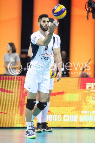  17.12.2017 KRAKOW ( TAURON ARENA ) SIATKOWKA MEZCZYZN <br />KLUBOWE MISTRZOSTWA SWIATA 2017<br />Mens Club Volleyball Championship Poland 2017<br />MECZ O 3. MIEJSCE ( 3rd Place Match ) <br />MECZ PGE SKRA BELCHATOW - SADA CRUZEIRO <br />N/Z MILAD EBADIPOUR SYLWETKA <br /> 