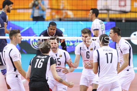  17.12.2017 KRAKOW ( TAURON ARENA ) SIATKOWKA MEZCZYZN <br />KLUBOWE MISTRZOSTWA SWIATA 2017<br />Mens Club Volleyball Championship Poland 2017<br />MECZ O 3. MIEJSCE ( 3rd Place Match ) <br />MECZ PGE SKRA BELCHATOW - SADA CRUZEIRO <br />N/Z BARTOSZ BEDNORZ GRZEGORZ LOMACZ KAROL KLOS MARIUSZ WLAZLY RADOSC EMOCJE <br /> 