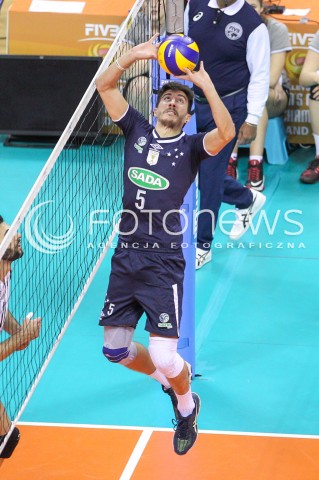  17.12.2017 KRAKOW ( TAURON ARENA ) SIATKOWKA MEZCZYZN <br />KLUBOWE MISTRZOSTWA SWIATA 2017<br />Mens Club Volleyball Championship Poland 2017<br />MECZ O 3. MIEJSCE ( 3rd Place Match ) <br />MECZ PGE SKRA BELCHATOW - SADA CRUZEIRO <br />N/Z NICOLAS URIARTE SYLWETKA <br /> 