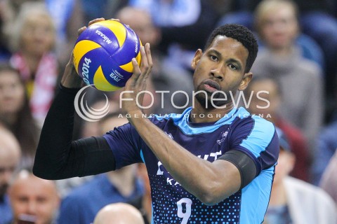  17.12.2017 KRAKOW ( TAURON ARENA ) SIATKOWKA MEZCZYZN <br />KLUBOWE MISTRZOSTWA SWIATA 2017<br />Mens Club Volleyball Championship Poland 2017<br />MECZ FINALOWY ( Final Match ) <br />MECZ ZENIT KAZAN - CUCINE LUBE CIVITANOVA <br />N/Z WILFREDO LEON VENERO SYLWETKA <br /> 