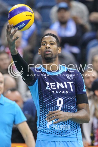 17.12.2017 KRAKOW ( TAURON ARENA ) SIATKOWKA MEZCZYZN <br />KLUBOWE MISTRZOSTWA SWIATA 2017<br />Mens Club Volleyball Championship Poland 2017<br />MECZ FINALOWY ( Final Match ) <br />MECZ ZENIT KAZAN - CUCINE LUBE CIVITANOVA <br />N/Z WILFREDO LEON VENERO SYLWETKA <br /> 