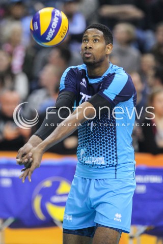 17.12.2017 KRAKOW ( TAURON ARENA ) SIATKOWKA MEZCZYZN <br />KLUBOWE MISTRZOSTWA SWIATA 2017<br />Mens Club Volleyball Championship Poland 2017<br />MECZ FINALOWY ( Final Match ) <br />MECZ ZENIT KAZAN - CUCINE LUBE CIVITANOVA <br />N/Z WILFREDO LEON VENERO SYLWETKA <br /> 