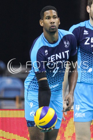  17.12.2017 KRAKOW ( TAURON ARENA ) SIATKOWKA MEZCZYZN <br />KLUBOWE MISTRZOSTWA SWIATA 2017<br />Mens Club Volleyball Championship Poland 2017<br />MECZ FINALOWY ( Final Match ) <br />MECZ ZENIT KAZAN - CUCINE LUBE CIVITANOVA <br />N/Z WILFREDO LEON VENERO SYLWETKA <br /> 