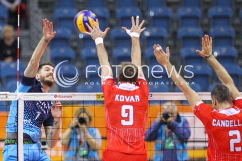  17.12.2017 KRAKOW ( TAURON ARENA ) SIATKOWKA MEZCZYZN <br />KLUBOWE MISTRZOSTWA SWIATA 2017<br />Mens Club Volleyball Championship Poland 2017<br />MECZ FINALOWY ( Final Match ) <br />MECZ ZENIT KAZAN - CUCINE LUBE CIVITANOVA <br />N/Z MATTHEW ANDERSON <br /> 