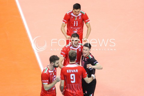 17.12.2017 KRAKOW ( TAURON ARENA ) SIATKOWKA MEZCZYZN <br />KLUBOWE MISTRZOSTWA SWIATA 2017<br />Mens Club Volleyball Championship Poland 2017<br />MECZ FINALOWY ( Final Match ) <br />MECZ ZENIT KAZAN - CUCINE LUBE CIVITANOVA <br />N/Z MICAH CHRISTENSON JENIA GREBENNIKOV CWETAN SOKOLOW RADOSC EMOCJE <br /> 