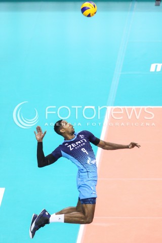  17.12.2017 KRAKOW ( TAURON ARENA ) SIATKOWKA MEZCZYZN <br />KLUBOWE MISTRZOSTWA SWIATA 2017<br />Mens Club Volleyball Championship Poland 2017<br />MECZ FINALOWY ( Final Match ) <br />MECZ ZENIT KAZAN - CUCINE LUBE CIVITANOVA <br />N/Z WILFREDO LEON VENERO SYLWETKA <br /> 