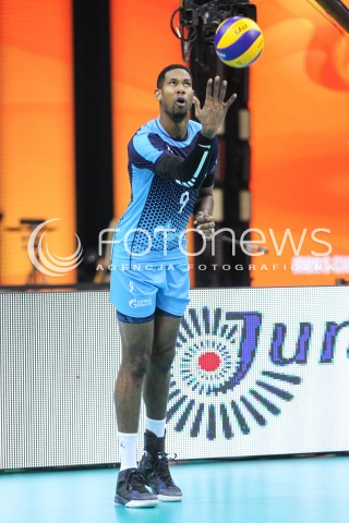  17.12.2017 KRAKOW ( TAURON ARENA ) SIATKOWKA MEZCZYZN <br />KLUBOWE MISTRZOSTWA SWIATA 2017<br />Mens Club Volleyball Championship Poland 2017<br />MECZ FINALOWY ( Final Match ) <br />MECZ ZENIT KAZAN - CUCINE LUBE CIVITANOVA <br />N/Z WILFREDO LEON VENERO SYLWETKA <br /> 