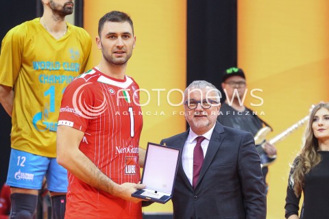  17.12.2017 KRAKOW ( TAURON ARENA ) SIATKOWKA MEZCZYZN <br />KLUBOWE MISTRZOSTWA SWIATA 2017<br />Mens Club Volleyball Championship Poland 2017<br />MECZ FINALOWY ( Final Match ) <br />MECZ ZENIT KAZAN - CUCINE LUBE CIVITANOVA <br />N/Z CWETAN SOKOLOW NAJLEPSZY ATAKUJACY MISTRZOSTW <br /> 