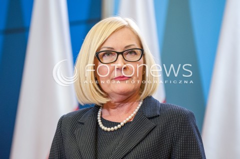  18.12.2017 WARSZAWA<br />BRIEFING PRASOWY PREZESA RADY MINISTROW W SPRAWIE ZMIAN PERSONALNYCH W RADZIE MINISTROW<br />N/Z JOANNA KOPCINSKA<br /> 