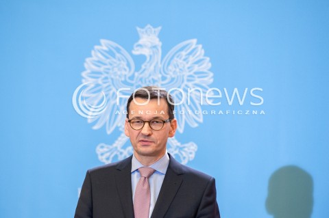  18.12.2017 WARSZAWA<br />BRIEFING PRASOWY PREZESA RADY MINISTROW W SPRAWIE ZMIAN PERSONALNYCH W RADZIE MINISTROW<br />N/Z MATEUSZ MORAWIECKI<br /> 