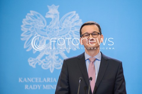  18.12.2017 WARSZAWA<br />BRIEFING PRASOWY PREZESA RADY MINISTROW W SPRAWIE ZMIAN PERSONALNYCH W RADZIE MINISTROW<br />N/Z MATEUSZ MORAWIECKI<br /> 