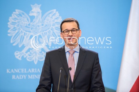  18.12.2017 WARSZAWA<br />BRIEFING PRASOWY PREZESA RADY MINISTROW W SPRAWIE ZMIAN PERSONALNYCH W RADZIE MINISTROW<br />N/Z MATEUSZ MORAWIECKI<br /> 