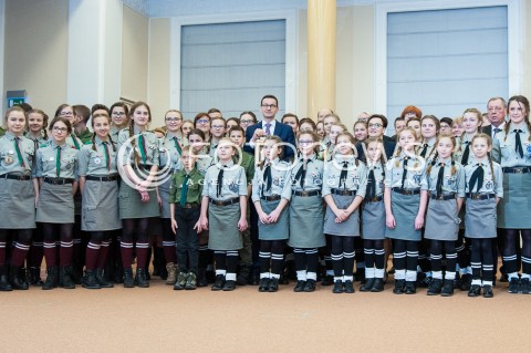 Betlejemskie Światło Pokoju w Kancelarii Premiera w Warszawie