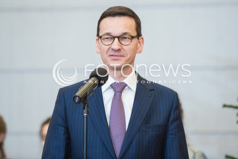  19.12.2017 WARSZAWA <br />BETLEJEMSKIE SWIATLO POKOJU W KPRM<br />N/Z PREMIER MATEUSZ MORAWIECKI<br /> 