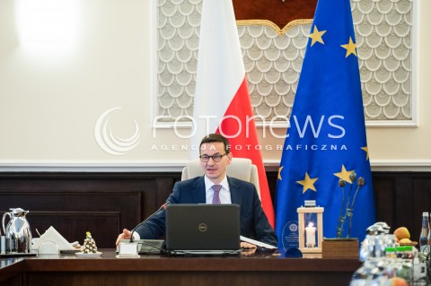  19.12.2017 WARSZAWA <br />POSIEDZENIE RADY MINISTROW <br />N/Z PREMIER MATEUSZ MORAWIECKI<br /> 