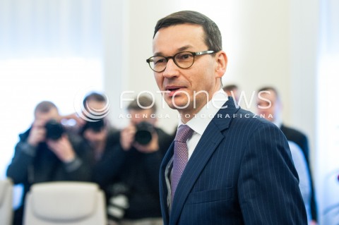  19.12.2017 WARSZAWA <br />POSIEDZENIE RADY MINISTROW <br />N/Z PREMIER MATEUSZ MORAWIECKI<br /> 