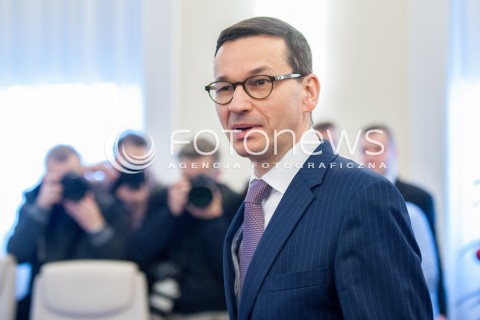  19.12.2017 WARSZAWA<br />POSIEDZENIE RADY MINISTROW<br />N/Z MATEUSZ MORAWIECKI<br /> 