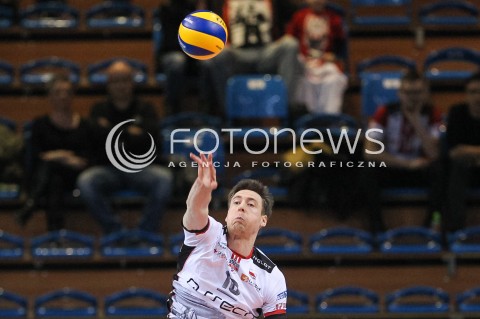 19.12.2017 RZESZOW POLAND<br />SIATKOWKA PUCHAR CEV <br />MEN VOLLEYBALL CEV CUP <br />MATCH ASSECO RESOVIA - PERUNGAN POJAT ROVANIEMI <br />N/Z JOCHEN SCHOPS SYLWETKA ZAGRYWKA <br /> 