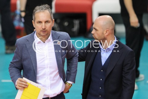  19.12.2017 RZESZOW POLAND<br />SIATKOWKA PUCHAR CEV <br />MEN VOLLEYBALL CEV CUP <br />MATCH ASSECO RESOVIA - PERUNGAN POJAT ROVANIEMI <br />N/Z ANDRZEJ KOWAL - I TRENER ( HEAD COACH ) BARTOSZ GORSKI <br /> 