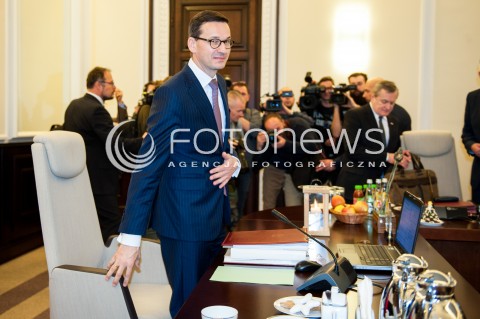 Posiedzenie Rady Ministrów w Warszawie