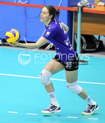  20.12.2017 KRAKOW <br />SIATKOWKA LIGA SIATKOWKI KOBIET LSK 2017/2018 WOMEN VOLLEYBALL POLAND POLISH LEAGUE <br />MECZ TREFL PROXIMA KRAKOW - DEVELOPRES SKYRES RZESZOW <br />N/Z JELENA BLAGOJEVIC SYLWETKA <br /> 