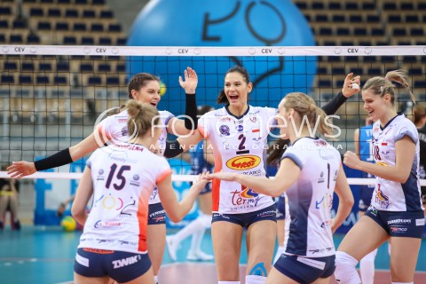  21.12.2017 LODZ SIATKOWKA LIGA MISTRZYN SEZON 2017/2018<br />
GROT BUDOWLANI LODZ - DINAMO MOSKWA<br />
N/Z RADOSC EMOCJE WYGRANA<br />
 