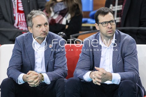  23.12.2017 RZESZOW <br />SIATKOWKA PLUS LIGA 2017/2018 MEN VOLLEYBALL POLAND POLISH PLUSLIGA LEAGUE SEASON 2017/2018 <br />MECZ ASSECO RESOVIA RZESZOW - MKS BEDZIN <br />N/Z ANDRZEJ KOWAL - I TRENER ( HEAD COACH ) LUCIO ORO - II TRENER<br /> 