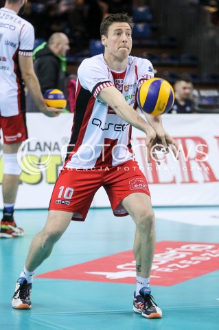  23.12.2017 RZESZOW <br />SIATKOWKA PLUS LIGA 2017/2018 MEN VOLLEYBALL POLAND POLISH PLUSLIGA LEAGUE SEASON 2017/2018 <br />MECZ ASSECO RESOVIA RZESZOW - MKS BEDZIN <br />N/Z JOCHEN SCHOPS SYLWETKA <br /> 