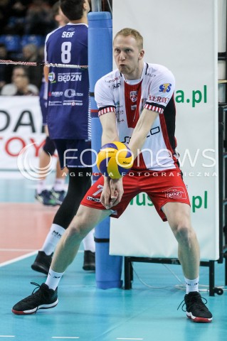  23.12.2017 RZESZOW <br />SIATKOWKA PLUS LIGA 2017/2018 MEN VOLLEYBALL POLAND POLISH PLUSLIGA LEAGUE SEASON 2017/2018 <br />MECZ ASSECO RESOVIA RZESZOW - MKS BEDZIN <br />N/Z JAKUB JAROSZ SYLWETKA <br /> 