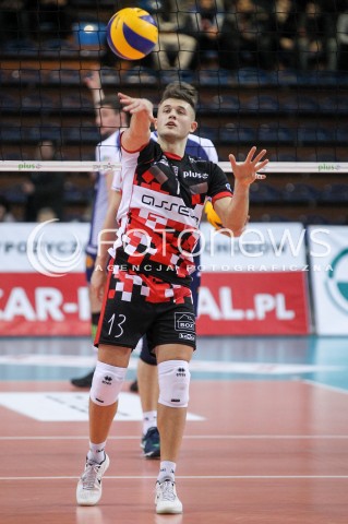  23.12.2017 RZESZOW <br />SIATKOWKA PLUS LIGA 2017/2018 MEN VOLLEYBALL POLAND POLISH PLUSLIGA LEAGUE SEASON 2017/2018 <br />MECZ ASSECO RESOVIA RZESZOW - MKS BEDZIN <br />N/Z MATEUSZ MASLOWSKI SYLWETKA <br /> 