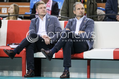  23.12.2017 RZESZOW <br />SIATKOWKA PLUS LIGA 2017/2018 MEN VOLLEYBALL POLAND POLISH PLUSLIGA LEAGUE SEASON 2017/2018 <br />MECZ ASSECO RESOVIA RZESZOW - MKS BEDZIN <br />N/Z ANDRZEJ KOWAL - I TRENER ( HEAD COACH ) MARCIN OGONOWSKI II TRENER ASYSTENT TRENERA <br /> 