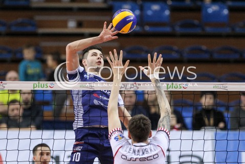  23.12.2017 RZESZOW <br />SIATKOWKA PLUS LIGA 2017/2018 MEN VOLLEYBALL POLAND POLISH PLUSLIGA LEAGUE SEASON 2017/2018 <br />MECZ ASSECO RESOVIA RZESZOW - MKS BEDZIN <br />N/Z BARTLOMIEJ GRZECHNIK <br /> 